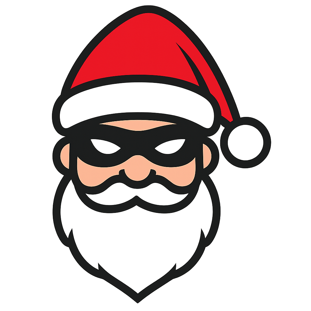 Masked Santa Logo